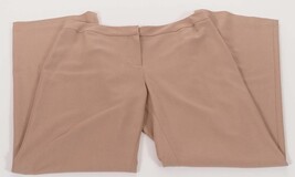 Magaschoni Collection Womens Scotch Beige Wool Stretch Straight Leg Pant... - $62.99