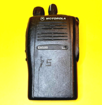MOTOROLA EX500 UHF PORTABLE TWO‑WAY RADIO AAH38RDC9AA3AN 403–470 MHz 16-... - $27.55