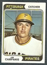 Pittsburgh Pirates Jim Campanis 1974 Topps Baseball Card #513 vg - £0.39 GBP