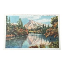 Mount Rundle Banff National Park C1930 Color Linen Post Card - $4.99