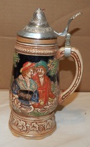 Vintage Music Box Beer Stein 10” x 5 1/2” Deep From Japan For Collector NIB 269U - £35.37 GBP