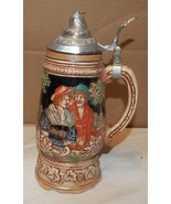 Vintage Music Box Beer Stein 10” x 5 1/2” Deep From Japan For Collector ... - £35.96 GBP