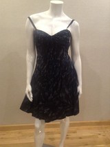 BCBG Max Azria Size 2 Flare short gray blue dress - £23.88 GBP