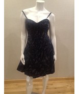 BCBG Max Azria Size 2 Flare short gray blue dress - £23.46 GBP