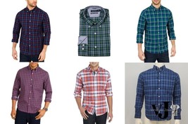 Nautica Mens Classic Fit Plaid Button up Shirt, Choose Sz/Color - £24.74 GBP