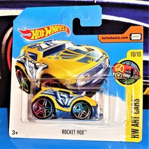 Hot Wheels 2017 Short Card HW Art Cars #38 Rocket Box Yellow - £2.33 GBP