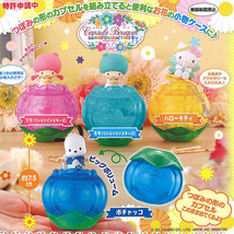 Sanrio Characters Capsule Bouquet Set Hello Kitty Little Twin Stars Pochacco - £25.84 GBP