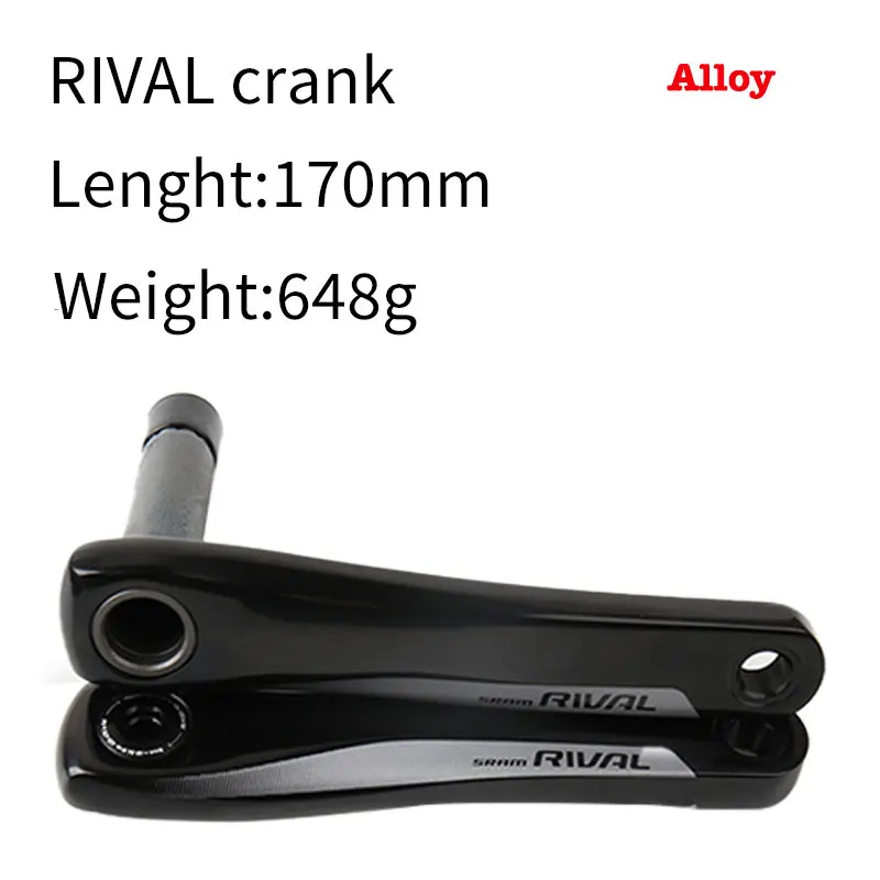 S RIVAL 22 Crank Arms Road Bike GXP Crank 10/11/ Speed 170/172.5mm 2x11s speed C - £168.06 GBP