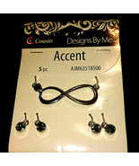 Beautiful Accented Necklace and Earring Set - $282.26 MXN