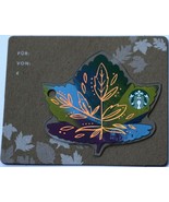 Starbucks Austria 2017 Fall Leaf Card Carved New - £7.86 GBP