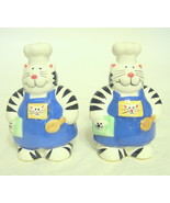 Cat Chef Salt &amp; Pepper Shakers Coco Dowley - $27.39 CAD