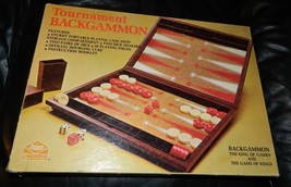 Tournament Backgammon Vintage Game E.S. Lowe--Complete - £19.57 GBP