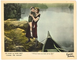UNDER THE ROUGE (1925) Silent Film Crime Drama Eileen Percy at Lake with Boat - £59.07 GBP