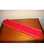 Cross Stitch Band Fabric Red With Gold Trim - €16,60 EUR