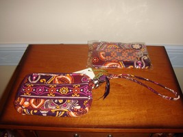 Vera Bradley Safari Sunset Zip ID Case And Tech Case - $40.99