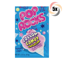 5x Packs Pop Rocks Cotton Candy Explosion Popping Candy .33oz - Fast Shipping - $10.29