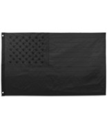 3x5FT Embroidered All Black American Flag Black Flag Blackout USA Americ... - £18.87 GBP