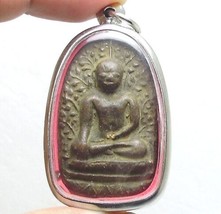 Beautiful Thai Buddha Amulet Powerful Wealth Rich Luck Lp Perm Real Siam Antique - £124.04 GBP