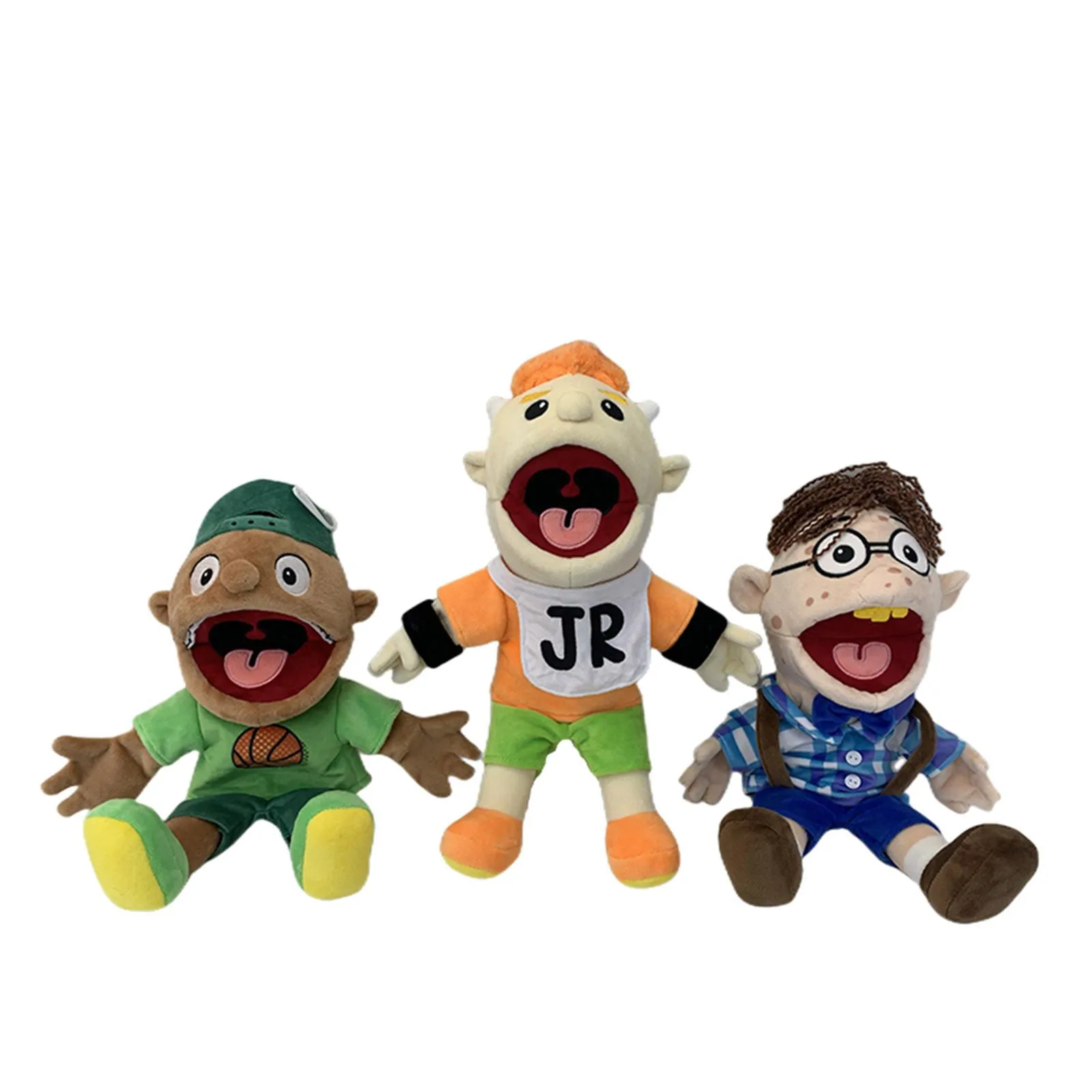 Jeffy Hand Puppet Feebee Rapper Zombie Plush Doll Toy Talk Show Muppet - £17.28 GBP+