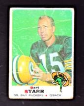1969 Topps Football #215 Bart Starr Packers - £6.85 GBP