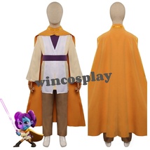 Young Jedi adventures Lys Solay Cosplay Costume Halloween Kids Adult costume - £63.30 GBP