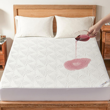 King Size Waterproof Mattress Protector,Breathable Noiseless Mattress Pr... - $37.58