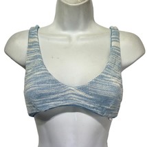 revolve VDM blue white knit bikini top size XS - $14.85