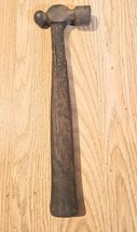 Vintage Ball Peen Hammer  Wood Handle 12 Inch Long - $281.56 MXN