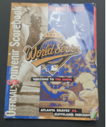1995 World Series Official Souvenir Scorebook program  Atlanta / Cleveland - £10.45 GBP
