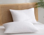 Ultra Soft Waffle Weave Pillowcases Standard Size 20&quot; X 26&quot; 2 Pack, No I... - £28.34 GBP