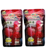 2X Okiko Cichlid Flowerhorn Fish Food Quick Red Head Mark Pellet - M Siz... - $30.80
