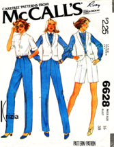 Misses' COORDINATES Vintage 1979 McCall's Pattern 6628 Size 16 - £11.79 GBP