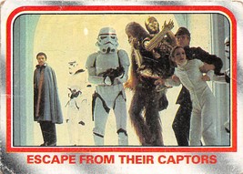 1980 Topps Star Wars #108 Escape From Their Captors Chewbacca Leia A - £0.69 GBP