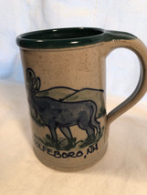 Great Bay Pottery Wolfeboro NH Moose Beer Mug Mint - £7.96 GBP
