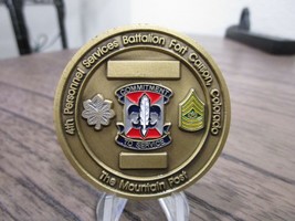 US Army 4th Personnel Services Battalion Fort Carson Commanders Challenge Coin  - £10.05 GBP