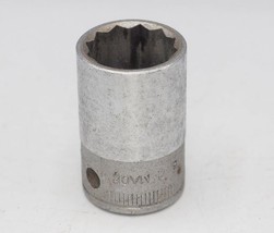 Snap-On Tools SW220 - 11/16&quot; -12 Point Shallow Socket 1/2&quot; Drive Snap On USA - £11.67 GBP