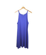 NWT Old Navy Solid Blue Knit Spaghetti Strap Cute Summer Midi dress size... - £27.45 GBP