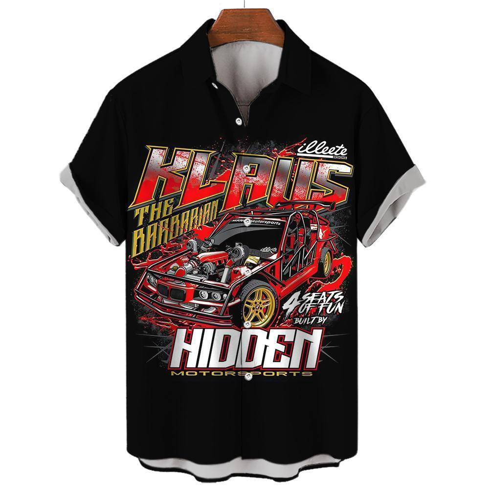 BMW M3 E36 Death Kart Klaus the Barbarian black shirt for men - $29.00