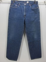 Levi&#39;s Classic 550 Relaxed Fit Men&#39;s W40 L32 100% Cotton Dark Blue Denim J EAN S - $25.50