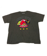 EUC Angry Birds Just One More Level Dark Gray Tee Shirt 2XL - $12.86