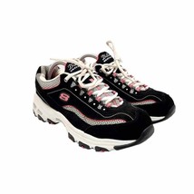 Skechers D&#39;Lites Memory Foam Lace Up Sneaker Women&#39;s Size 8 - £30.48 GBP