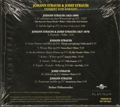 Herbert Von Karajan Johann Strauss &amp; Josef Strauss 11 Tracks Sealed Cd - £8.64 GBP