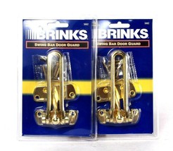 2 Count Brinks 5662 Swing Bar Front Back Or Side Door Guard Security Acc... - £17.25 GBP