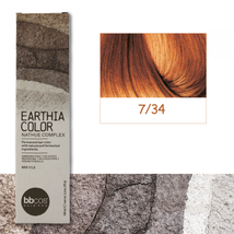 EARTHIA COLOR Clean Vegan Hair Color by BBCOS (7/34- golden copper blonde) 