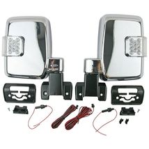 New Chrome Electric Door Side Mirror w/LED For Toyota Land Cruiser 70 1984-ON - £367.55 GBP
