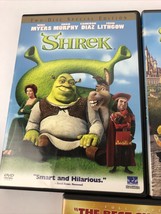 3 x DreamWorks SHREK DVD Lot: trilogy - 1 - 2 - 3 Cameron Diaz Eddie Murphy - £12.82 GBP