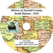 1910 History &amp; Genealogy JERAULD County South Dakota SD - £4.69 GBP