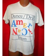 Vintage 80&#39;s AMERICAN DANCE/DRILL TEAM Single Stitch  50/50 T-SHIRT L Texas - $48.61 CAD