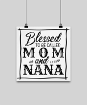 Mom Poster Blessed To Be Called Mom Post-12x12  - £19.73 GBP
