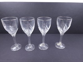 Lenox Debut Platinum Full Lead Crystal Goblet Wine Champaign Glass Set of 4 - £71.30 GBP